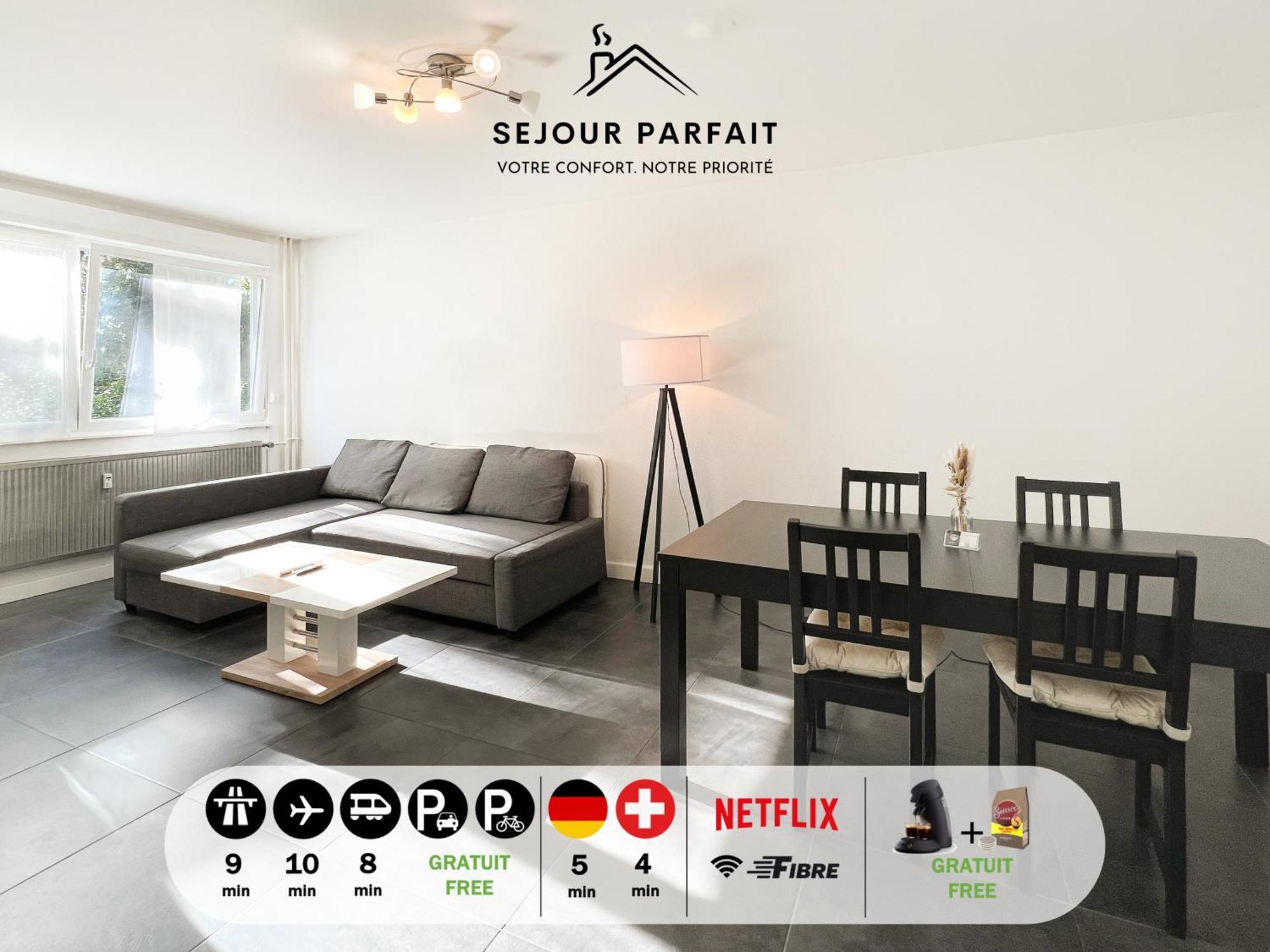 Appart'Hotel Le Marechal - 3 Frontieres & Netflix Huningue Luaran gambar